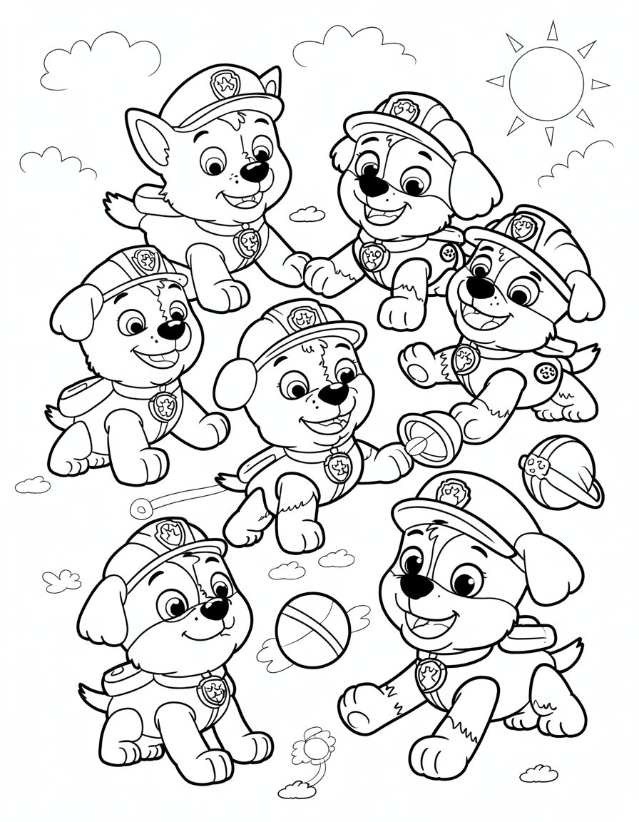 All Baby Pups Together